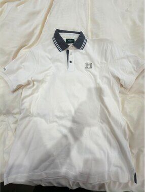 Hackett London Heritage Classic Fit Polo Shirt in White and